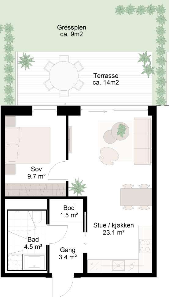 Plantegning 1